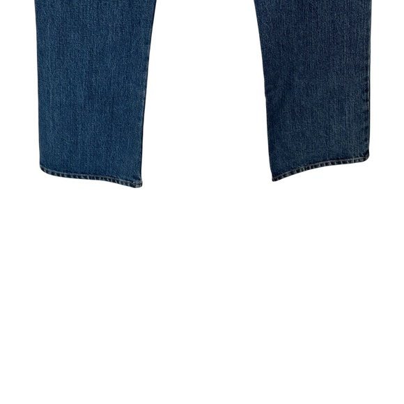 $395 CO Blue Japanese Denim Flare Jeans Size 6 - Picture 6 of 9